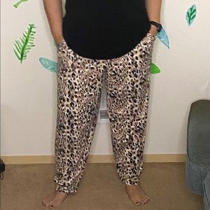 2X NWT Leopard Lounge Pants